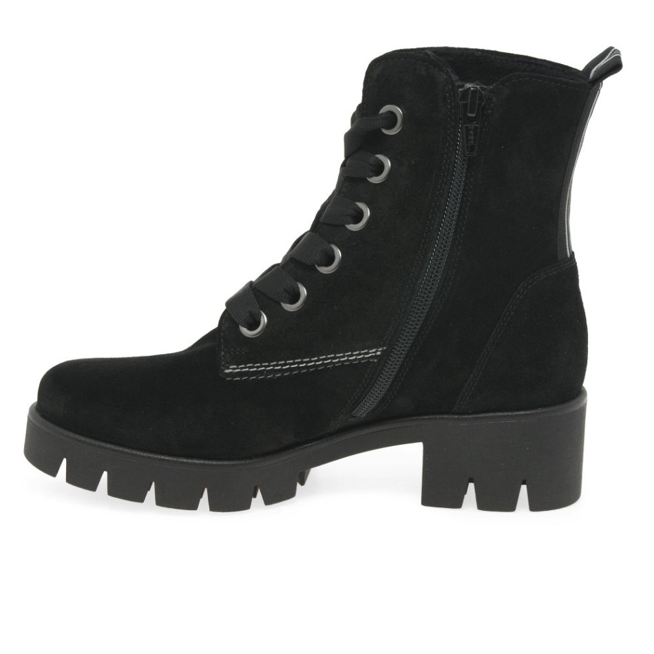 Gabor Daim Noir | Bottines Femme Baccara Exclusives